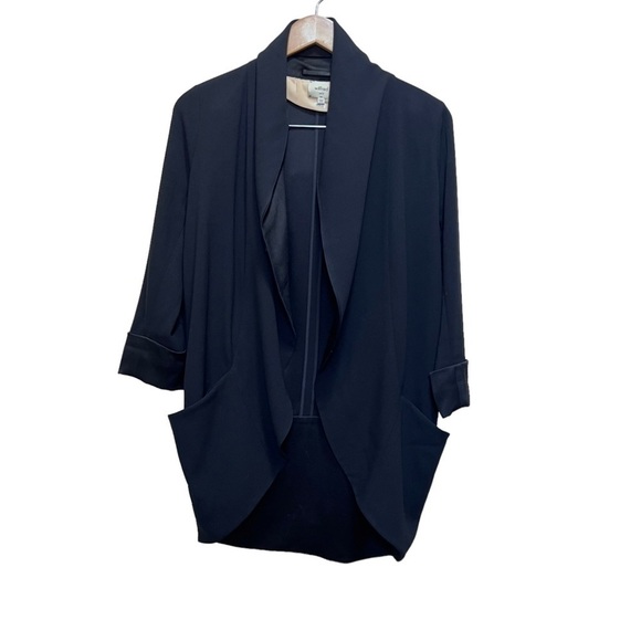 Aritzia Wilfred Chevalier black Blazer Jacket Size 0 - Picture 4 of 13
